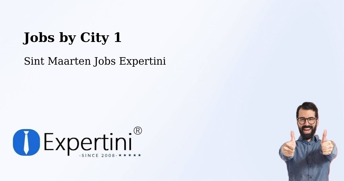 City Jobs in Sint Maarten - Expertini